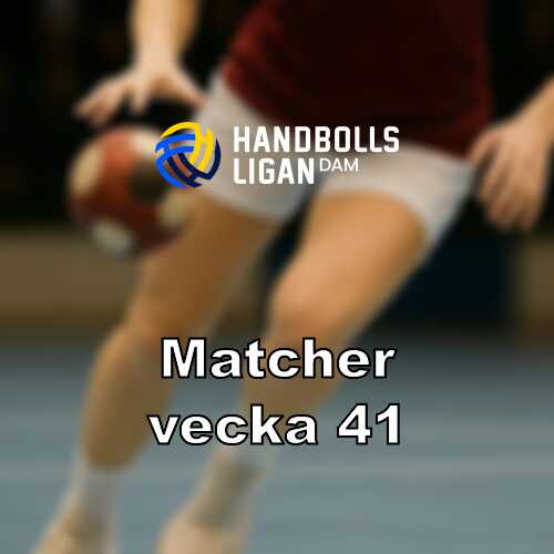 Handbollsligan damer i vecka 41 omgang 3 och lordagsmatcher