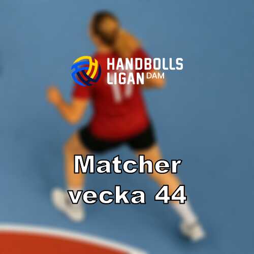 Handbollsligan damer i vecka 44 omgang 6 med formmoten