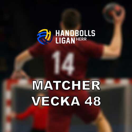 Handbollsligan herrar i vecka 48 omgang 12 13 dubbla matcher for savehof och vasterasirsta