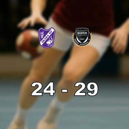 Boden vann i skara efter tajt forsta halvlek