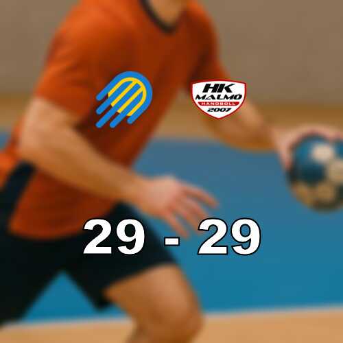 Delad poang mellan hif karlskrona och malmo