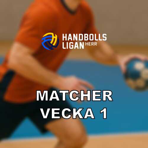 Handbollsligan vecka 1 omgang 17 18 med kristianstad alingsas i fokus