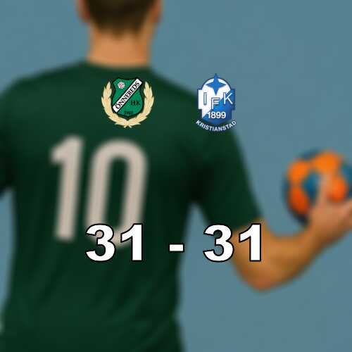 Kryss mellan onnered och kristianstad efter sen kvittering