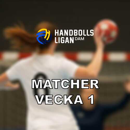 Handbollsligan damer vecka 1 omgang 12 med dubbla moten och viktiga poang