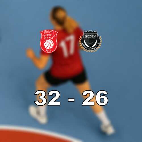 Skovde hf slog tillbaka mot boden i skovde idrottshall