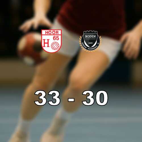 H 65 hoor kopplar greppet mot boden handboll if