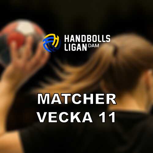 Vecka 11 i handbollsligan damer grundserien gar in i omgang 20 och 21